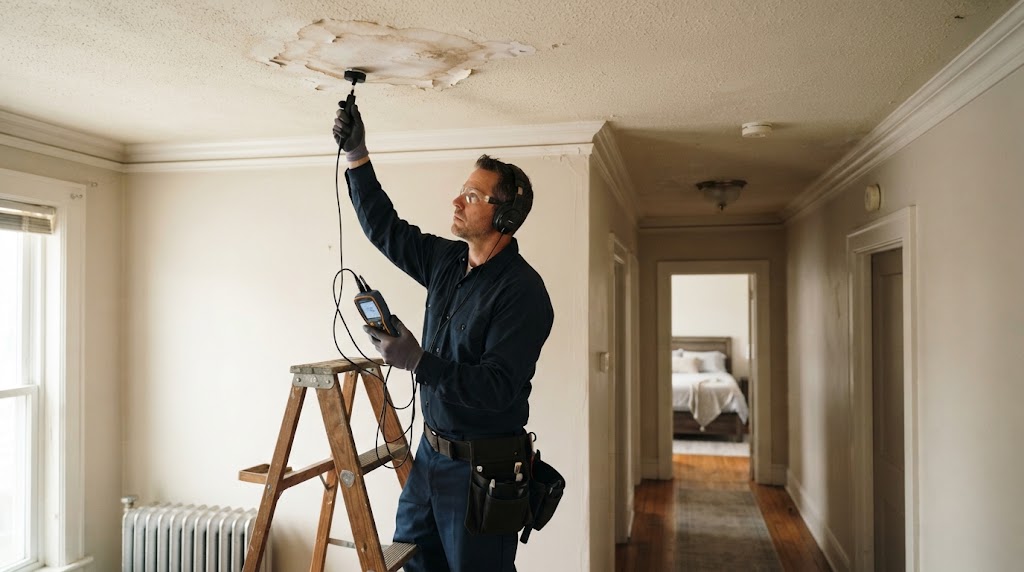 Slab Leak Detection in Wayne, NJ process